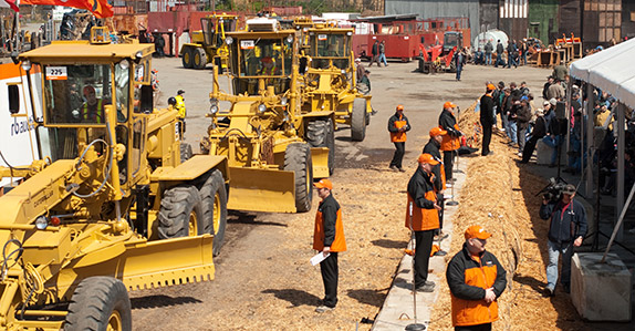 Full-service off-site auction services on a leased site near you or even on your property