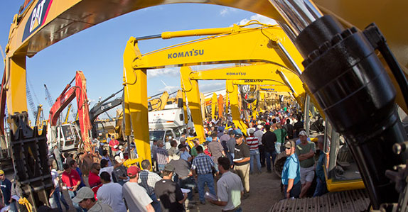 We sold we sold US$3.8B+ of equipment and trucks to buyers from around the world in 2013