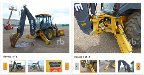 If you sell through Ritchie Bros. Auctioneers, we take and post a large number of high-resolution photos and detailed descriptions on our 21-language website as part of our all-inclusive service