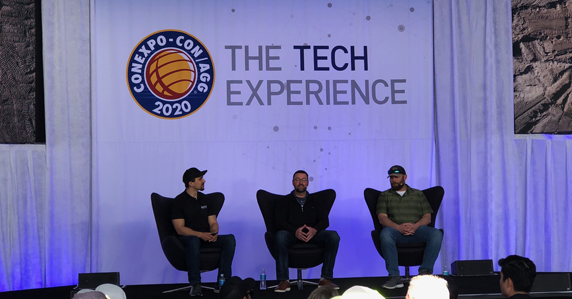 Tech experience panel Tech experience panel at CONEXPO